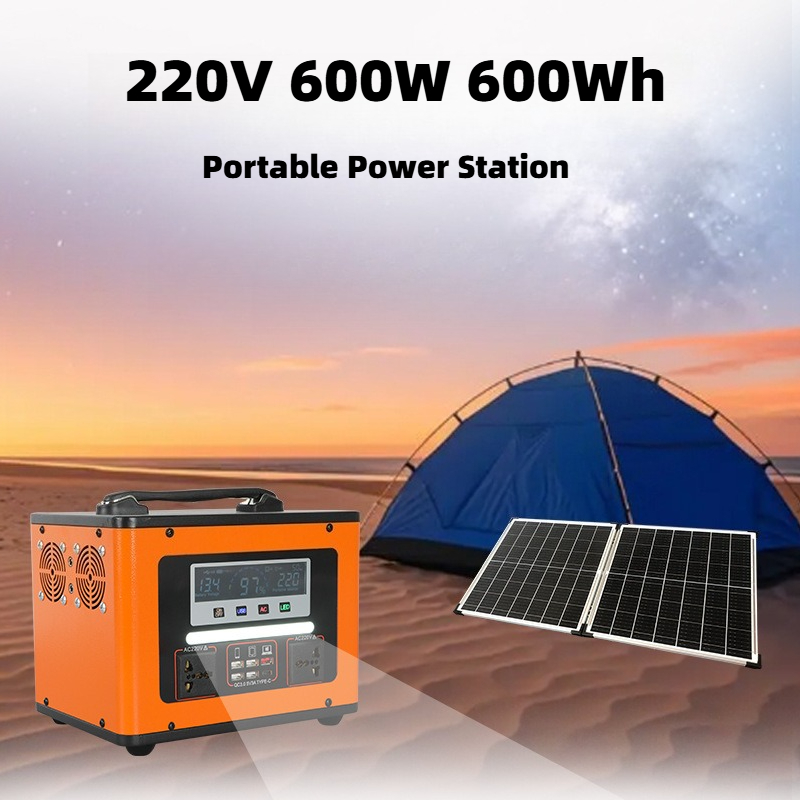 220V 600W Portable Power Stati - Ac Outdoor Power 评论和价格